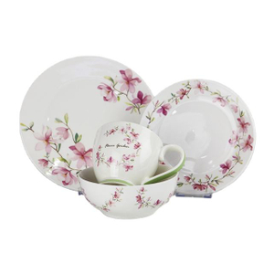 Раскрашенный вручную новый обеденный сервиз из костяного фарфора для рынка Польши