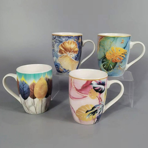 Новейший новый дизайн, цветочный дизайн, наклейка, кофейная дорожная кружка